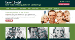 Desktop Screenshot of emmertdental.com